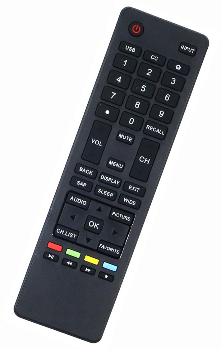UBay Remote Control HTR-A18M fit for Haier LCD LED TV LE58F3281 32D3000 LE32M600M20 LE32F32200 LE24M600M80 65d3550 LE39M600M80 40D3500M 48D3500 LE48M600M80 LE50M600M80 55D3550 - Image 5